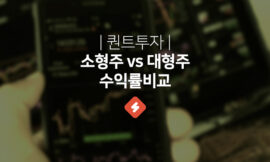 소형주 투자 VS 대형주 투자 수익률 비교