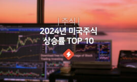 2024 미국주식 상승률 TOP10 (상반기)