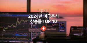 2024 미국주식 상승률 TOP10 (상반기)