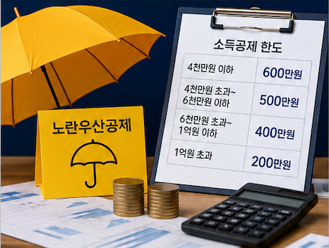 노란우산공제 소득공제 한도